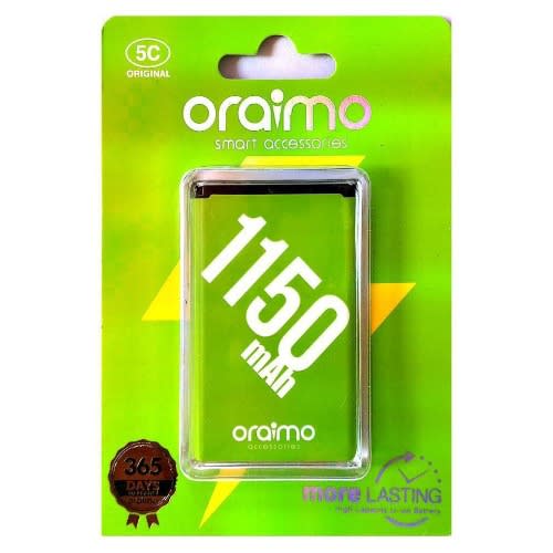 Oraimo BL-5C Phone Battery – 1150mAh High-Performance Backup Battery