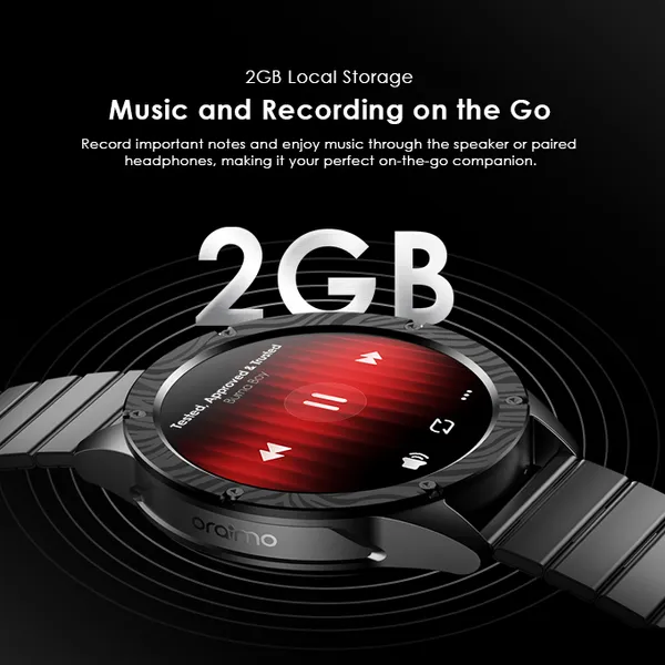 Oraimo Watch Pro NT — 1.43" AMOLED AI-Powered Smartwatch - Image 7
