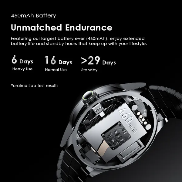 Oraimo Watch Pro NT — 1.43" AMOLED AI-Powered Smartwatch - Image 5