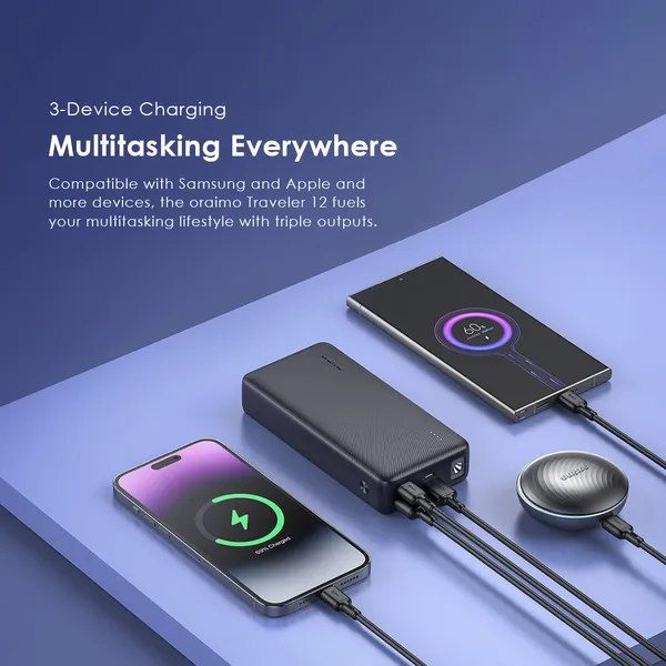 oraimo Traveler 12 20,000mAh 12W Power Bank - Image 9