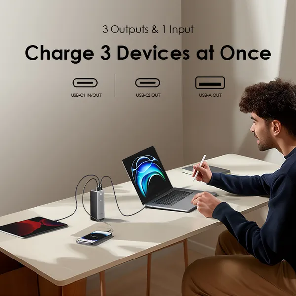 oraimo PowerJet 130 27,600mAh 130W Fast Charging Power Bank - Image 10