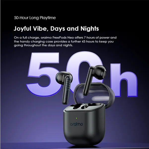 oraimo FreePods Neo Half In Ear True Wireless Earbuds - Image 5