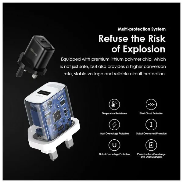 oraimo Firefly 3 10W Wall Charger Kit - Image 7