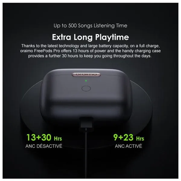 oraimo FreePods Pro ANC True Wireless Earbuds - Image 3