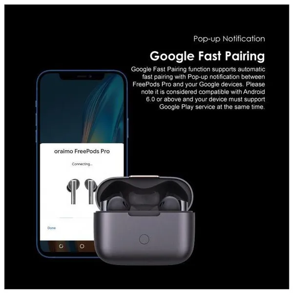oraimo FreePods Pro ANC True Wireless Earbuds - Image 5