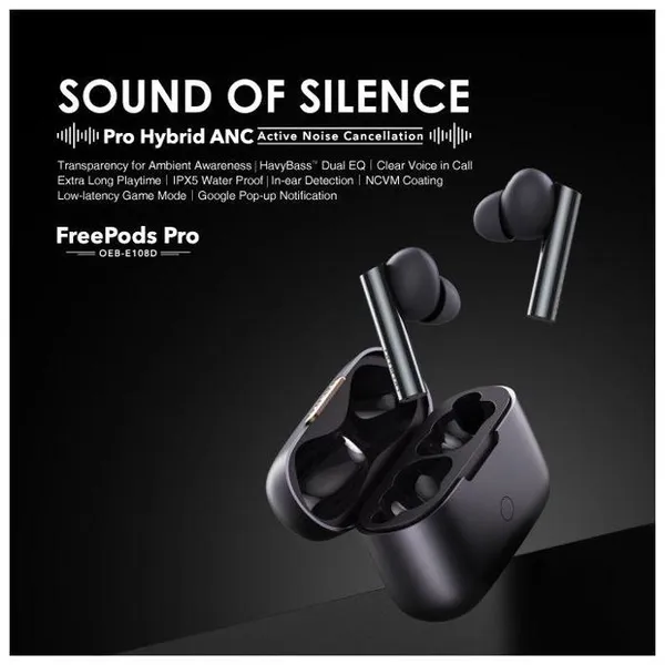 oraimo FreePods Pro ANC True Wireless Earbuds - Image 8