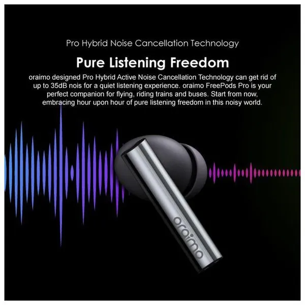 oraimo FreePods Pro ANC True Wireless Earbuds - Image 9